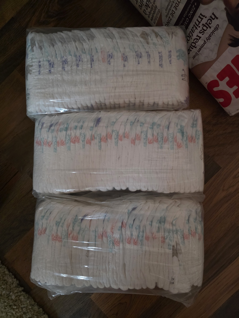 Newborn Members Mark Baby Diapers - 3 New Unopened Sleeves